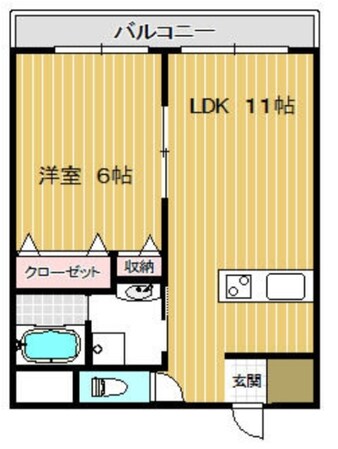 蔵屋マンション第二の物件間取画像